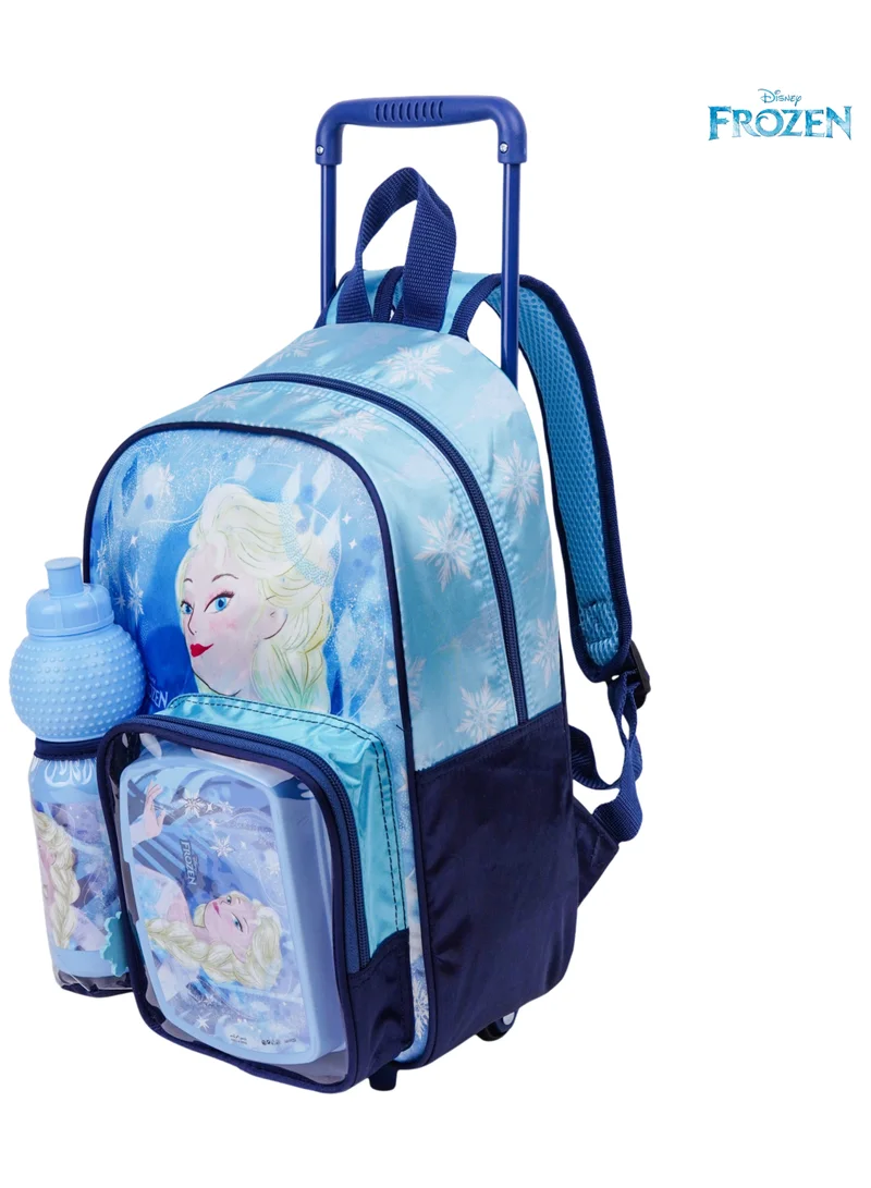Disney Disney Frozen Snow Queen Trolley 3 In 1 Set 13" I Trolley I Water Bottle I Lunch Box