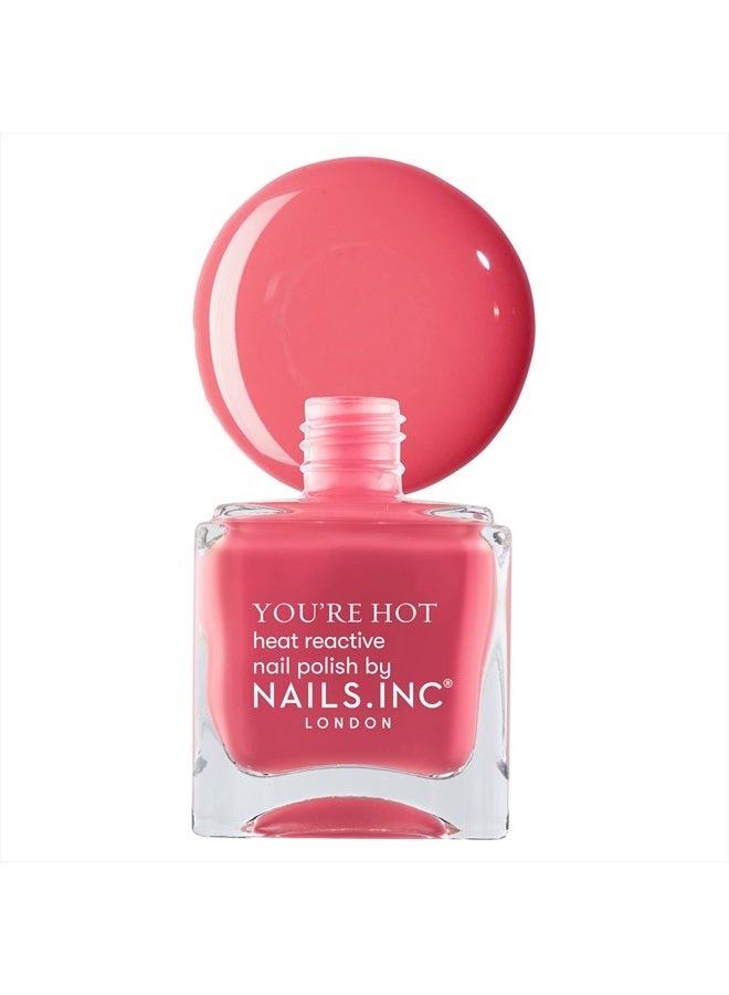 Nails Inc Thermochromic Polish HEAT REACTIVE ~ HOT INTENTIONS - Image 4