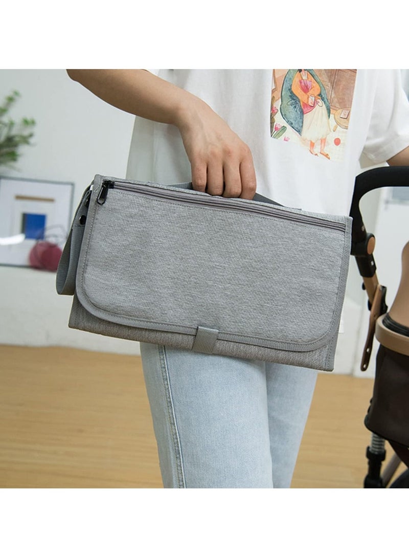 Gonice Diaper changer, portable waterproof changer, lightweight, raincoat with integrated pad, diaper changer, reusable and washable  - Image 3