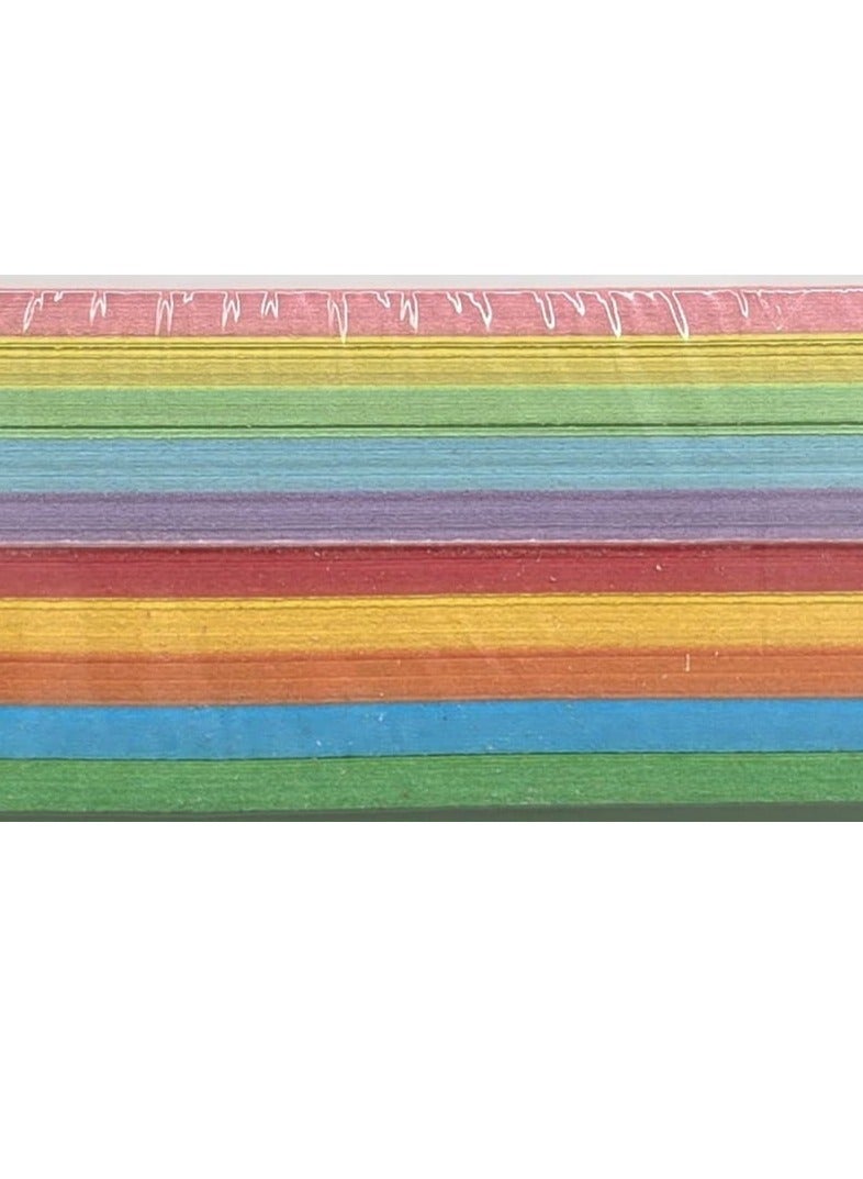 Solo 250 Sheets Colored Paper, A4 80gsm Color Paper sheets for Decorating Drawing Origami DIY Arts and Crafts - 10 Assorted Colors, 29.7 cm x 21 cm - Image 3