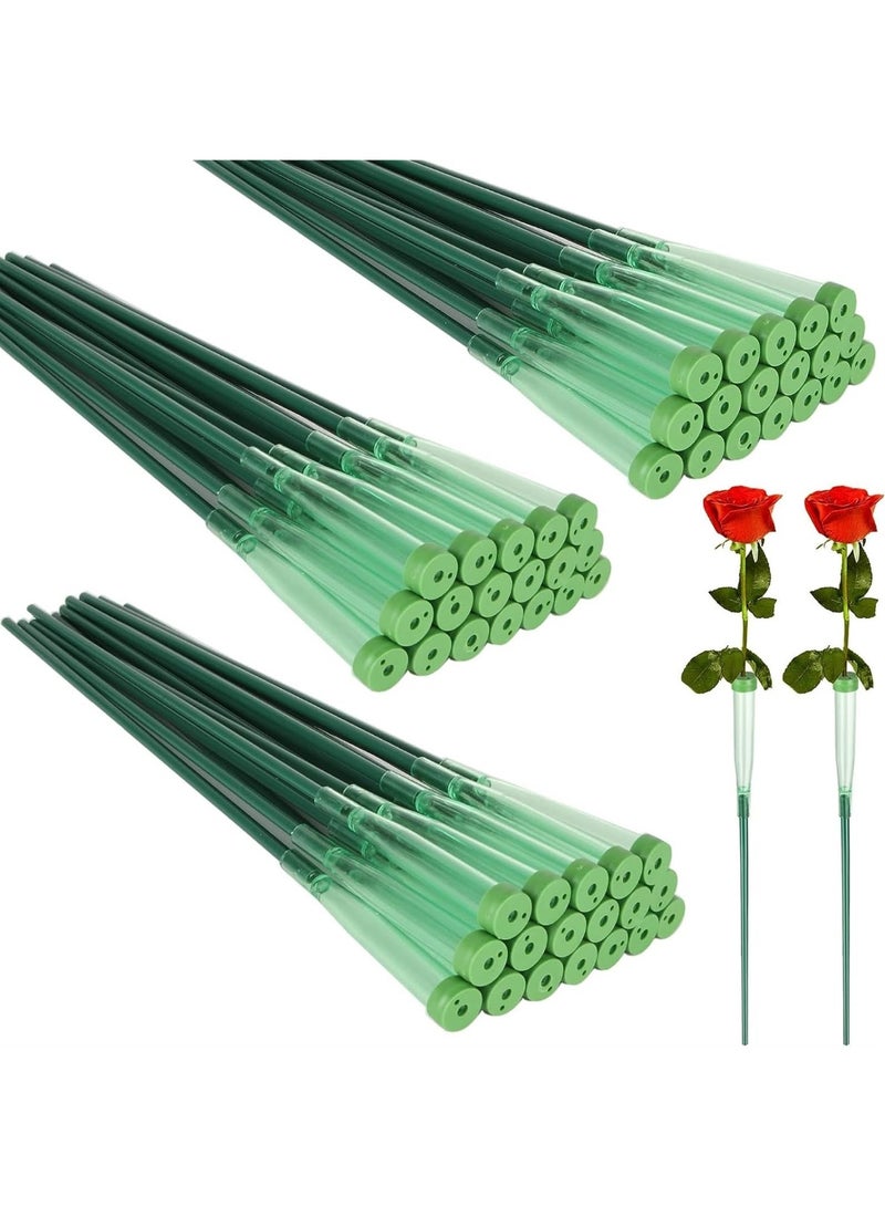 Generic Floral Water Tubes for Flower Arrangements,Green Floral Tubes Water Tubes for Flowers Plastic Flower Tubes for Fresh Flowers with Rubber Cap for Flower Stem Arrangements Supplies, Fres  - Image 1