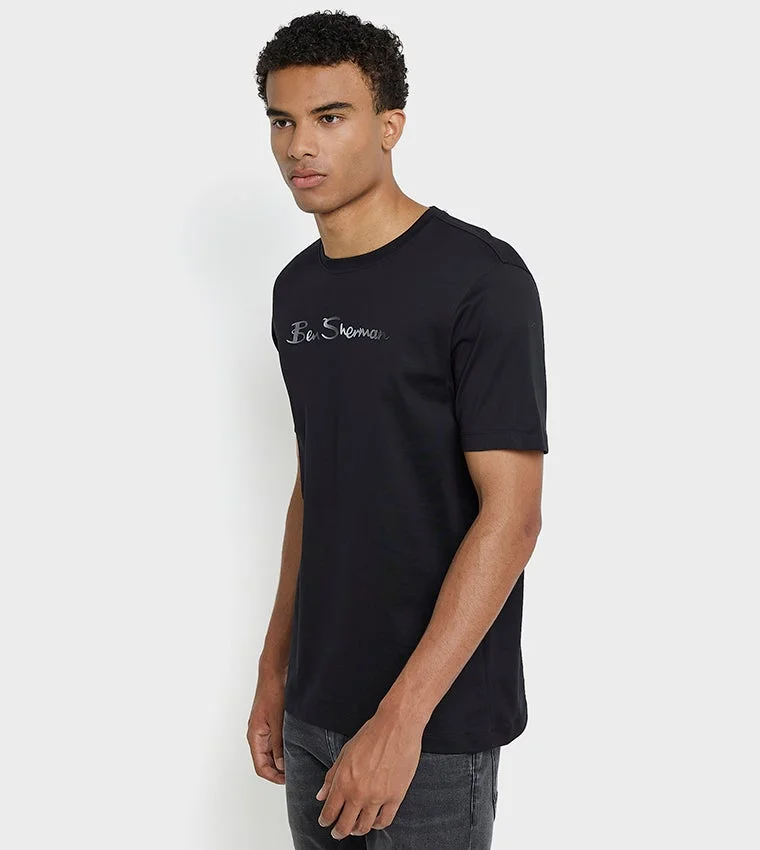 Ben Sherman Ben Sherman Men's Crew Neck Short Sleeve Printed T-Shirt