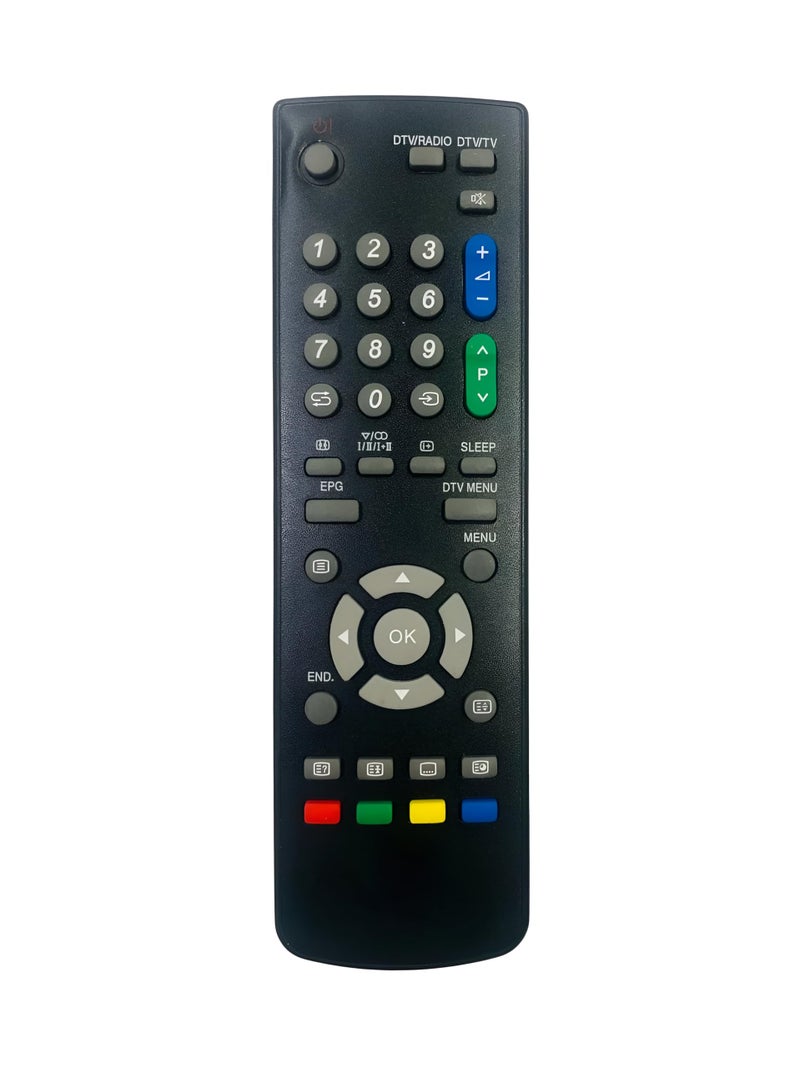 Upix LCD/LED Remote No. GB016WJSA, Compatible/Replacement for Sharp LCD/LED TV Remote Control (Exactly Same Remote Will Only Work) - Image 1