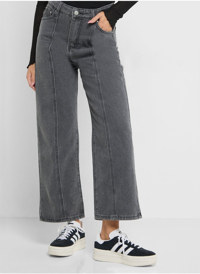 Ginger High Rise Straight Fit Vintage Jeans  - Image 2