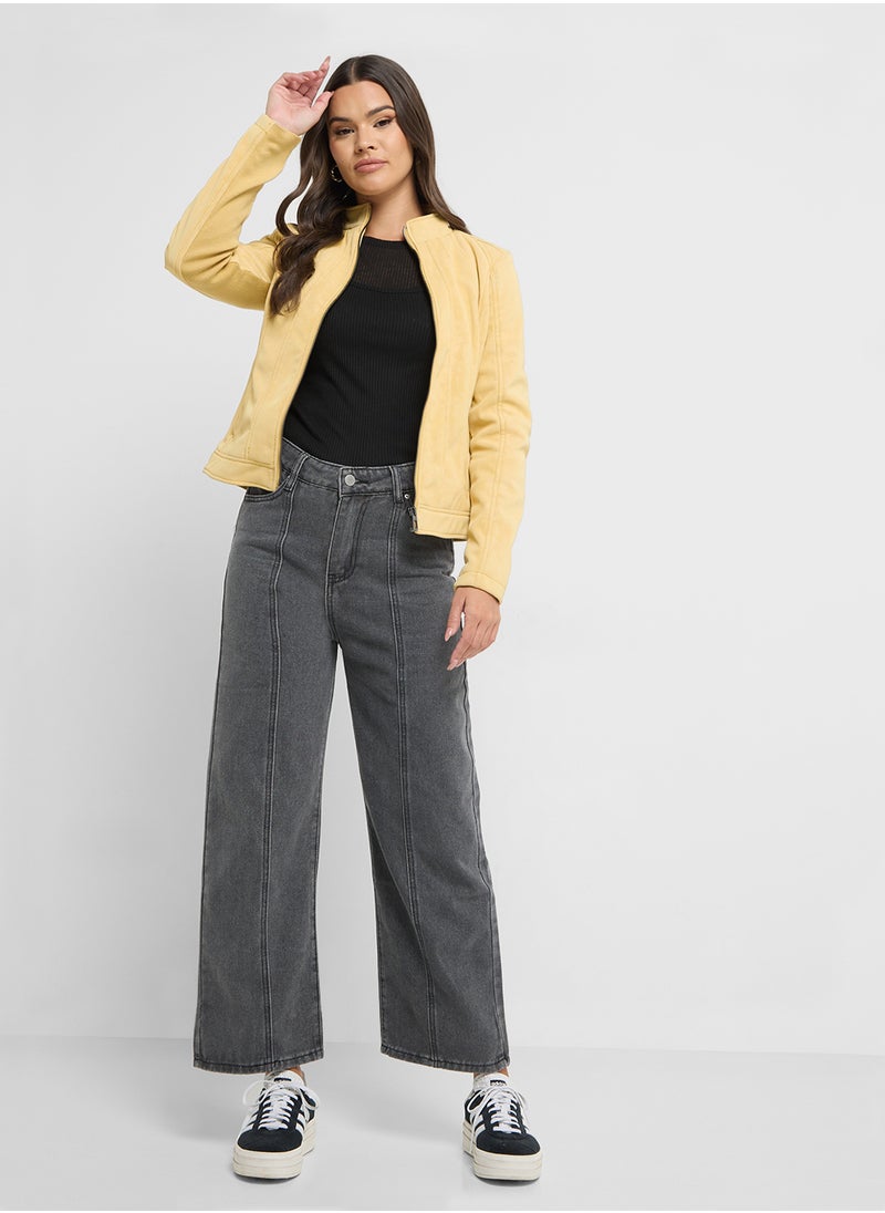Ginger High Rise Straight Fit Vintage Jeans  - Image 1
