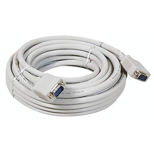 PremiumAV 3-Meter VGA to VGA Converter Adapter Cable (White) - Image 4