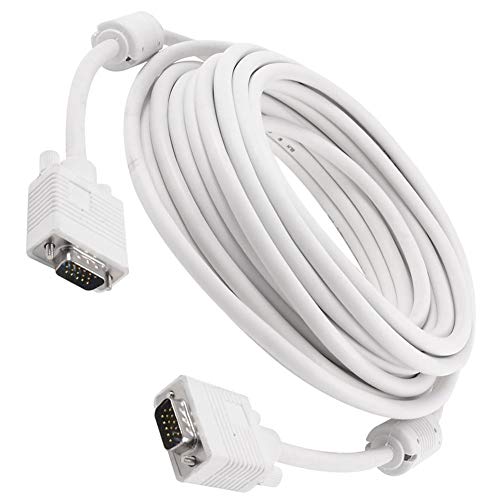 PremiumAV 3-Meter VGA to VGA Converter Adapter Cable (White) - Image 2