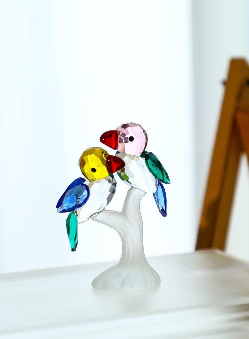 RARELY Crystal Birds Figurines Collectibles Art Glass Animal Figurine Craft Ornament Home Table Decoration Gift Boxed - Image 5