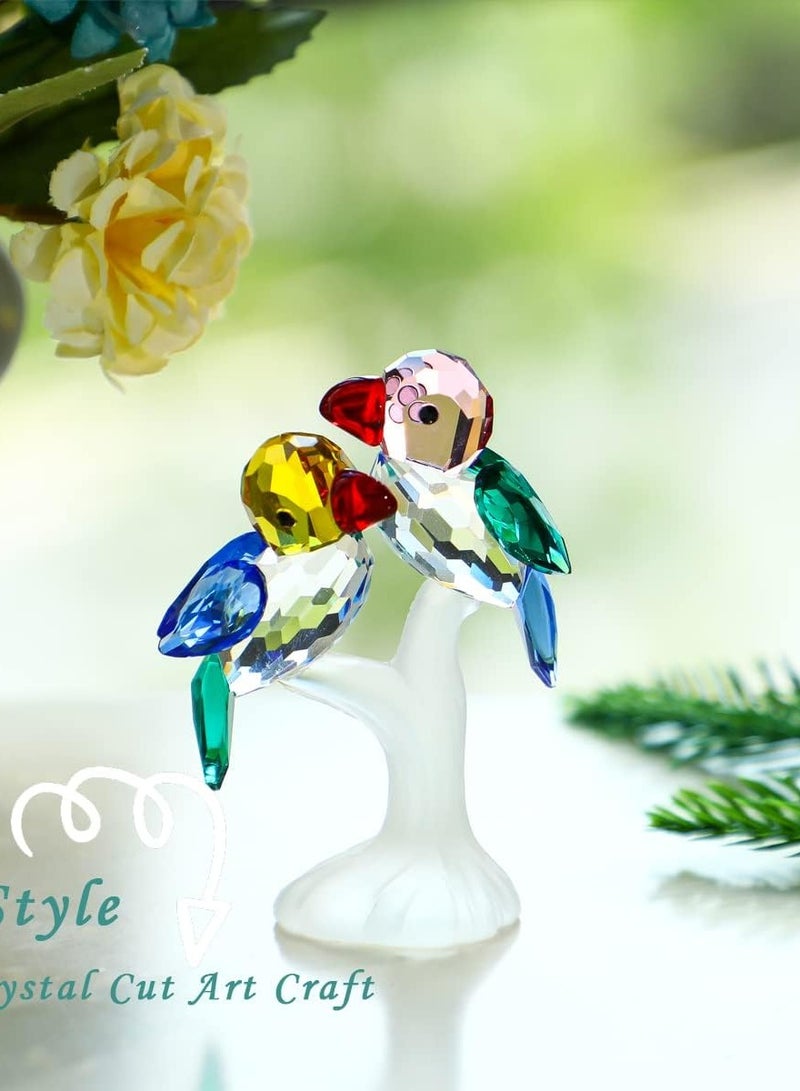 RARELY Crystal Birds Figurines Collectibles Art Glass Animal Figurine Craft Ornament Home Table Decoration Gift Boxed - Image 3