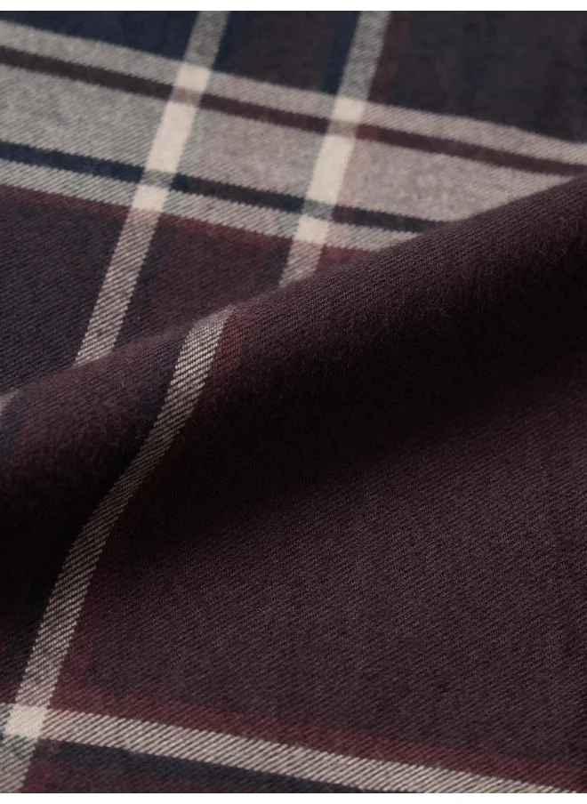 The Souled Store Maroon The Souled Store Men Checks And Stripes Canvas Multicolour Relaxed Shirts for Men | Best Price UAE