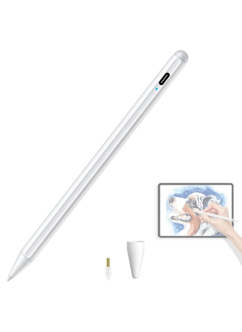 Gravity Stylus Pen for Apple iPad - Pencil 2nd Generation for iPad 2018-2022, High Precision iPad Pen, Palm Rejection Stylus Pen for iPad 9 8 7 6, iPad Pro 11/12.9, iPad Air 5 4 3, Pad Mini 6. 5  - Image 1