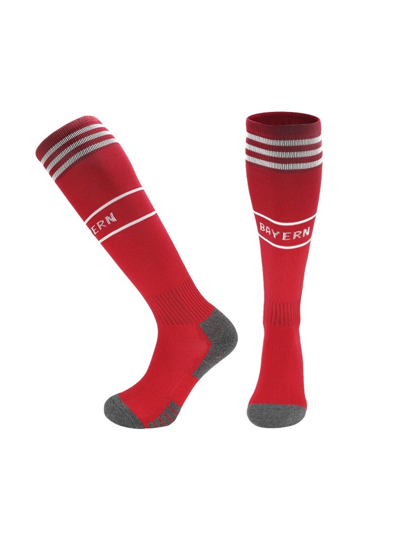 KUYING Wholesale of adult and children's towel bottom wear-resistant and odor resistant long tube sports socks for men
