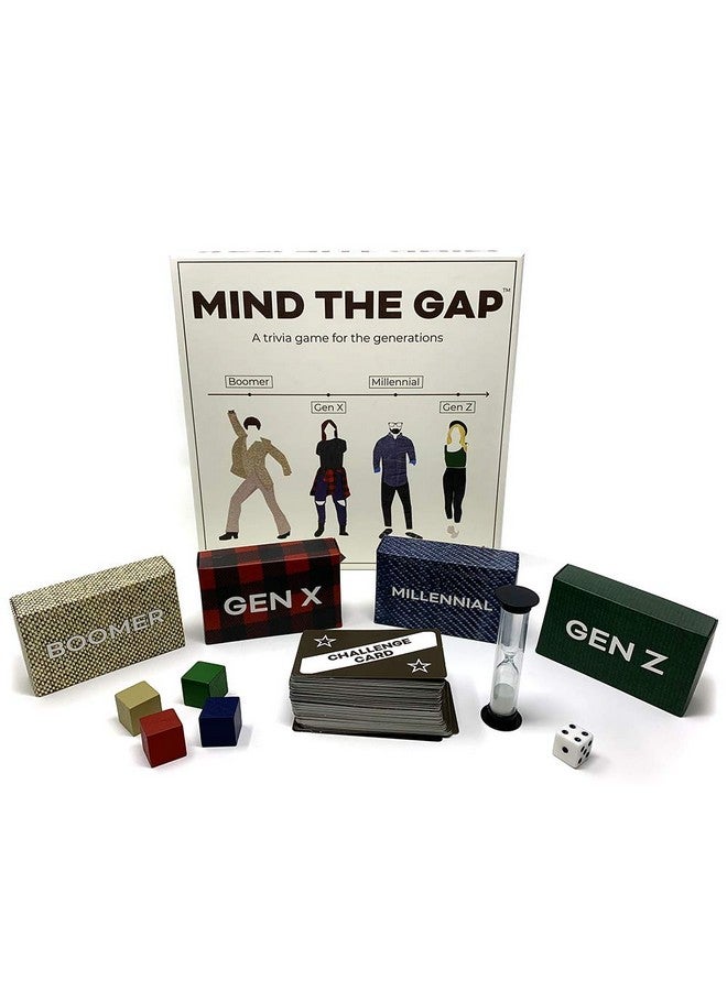 Spin Master Games Mind the Gap Just the Questions, Expansion Pack With 1000 New questions For All Generations + 50 New Challenge Cards - Image 2