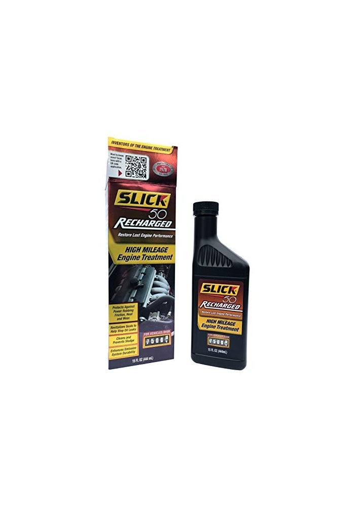 Slick 50 750002 Recharged High Mileage Engine Treatment 15Ounce - Image 1