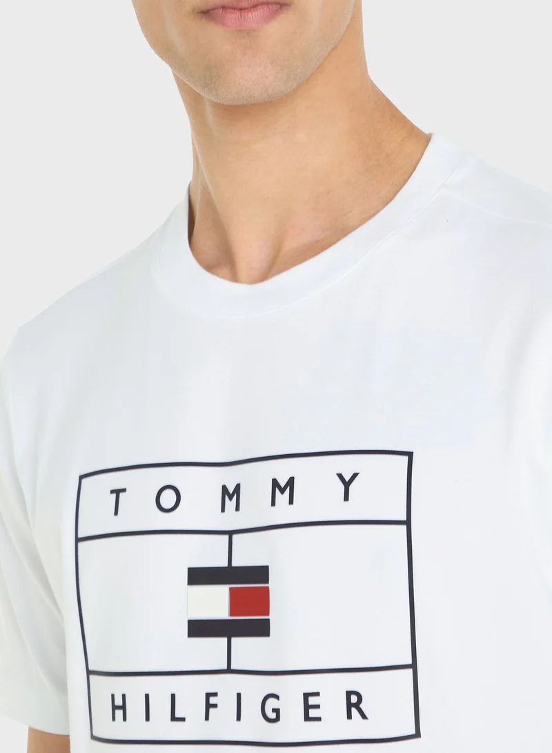 TOMMY HILFIGER Graphic Crew Neck T-Shirt