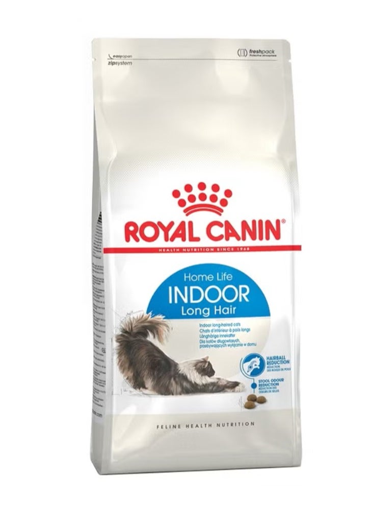 ROYAL CANIN Home Life Indoor Long Hair Dry Food Brown 2kg  - Image 1