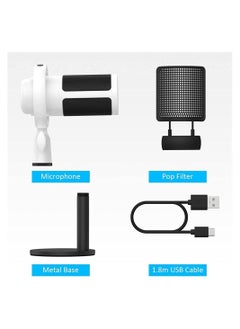 Y&D Condenser Microphone, Gaming Microphone on Mac/PS4/PS5, USB for PC with RGB, Touch Mute, Plug and Play, Gain knob & Monitoring Mic Recording, Streaming, Podcasts, YouTube, Twitch  - Image 2