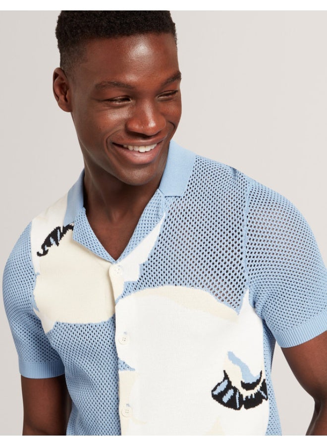 Ted Baker SS Oversized Jacquard Knit Floral - Image 4