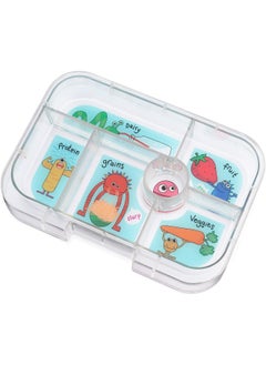 Yumbox Yumbox Original Leakproof Kids Bento Lunch Box, 5 Compartments + Dip Well, Easy-Open Latch, Portion Control, Removable Illustrated Tray, Ages 3-7  - Image 4
