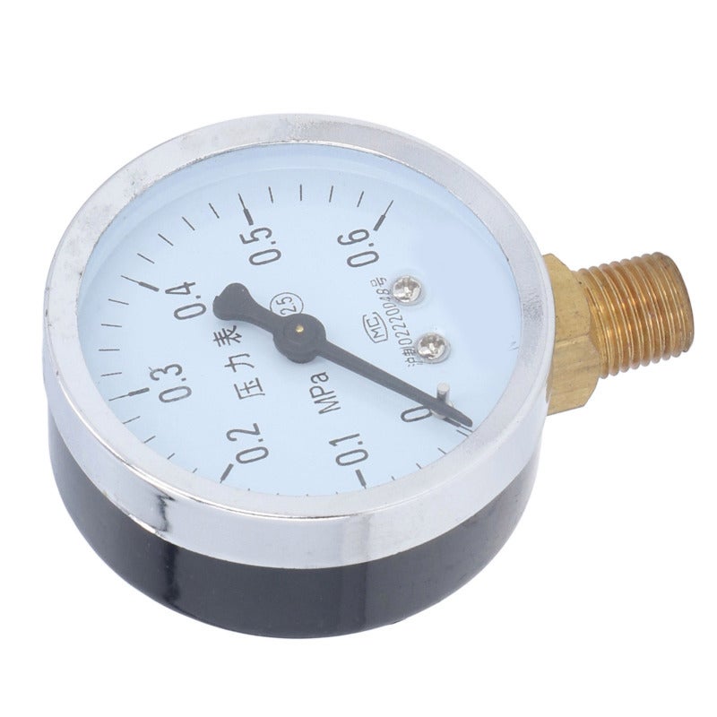 Pressure Gauge: 1/4 NPT, High Accuracy, Iron Case - Multi Purpose Pressure Gauge for Industrial Sectors, Water Hydraulic Oil Pressure Measurement - Image 3