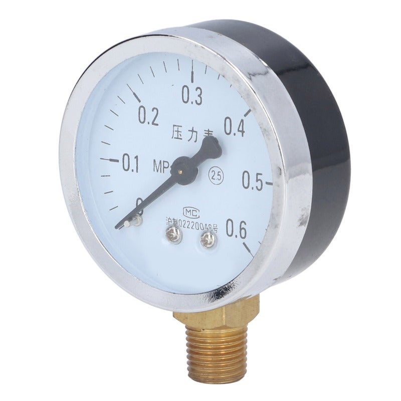 Pressure Gauge: 1/4 NPT, High Accuracy, Iron Case - Multi Purpose Pressure Gauge for Industrial Sectors, Water Hydraulic Oil Pressure Measurement - Image 5