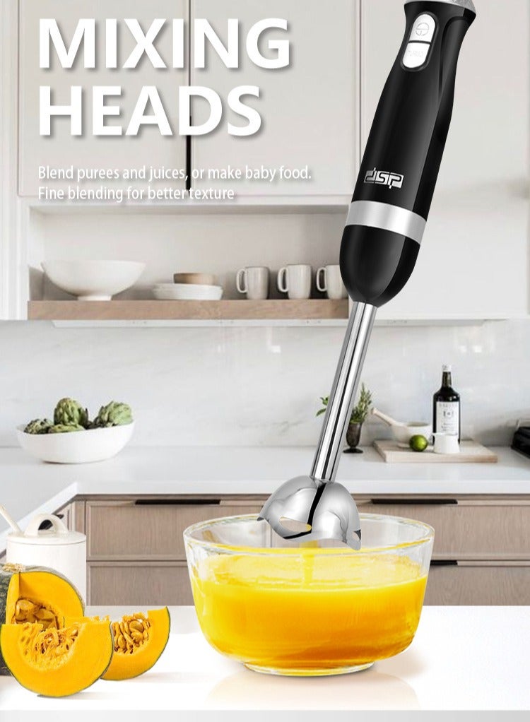 DSP Multifunctional Hand Blender, 4 IN 1 Electric Blender with Chopper, Mixer,Whisk, 700W,KM-1091,Black - Image 5