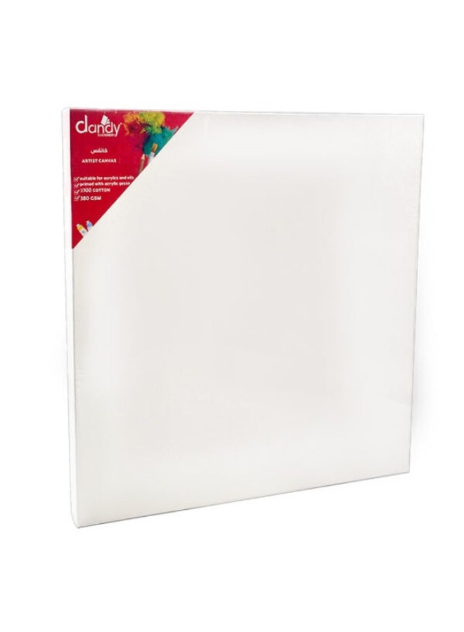 White canvas painting 50*50 cm
