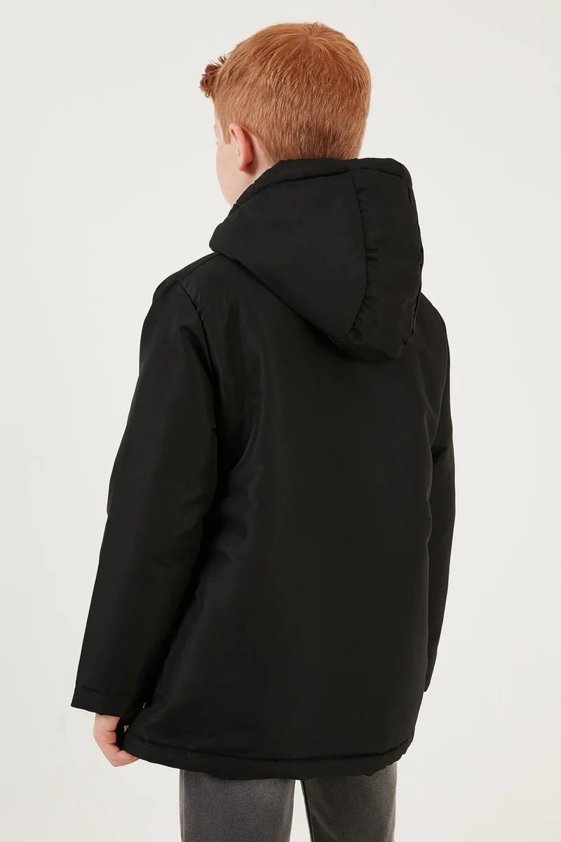 Lela Zippered Pocket Hooded Puffer Coat Boys' Coat 6492325
