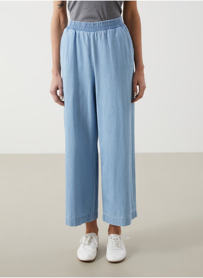 LC WAIKIKI Elastic Waist Wide Leg Women's Jeans  - Image 2
