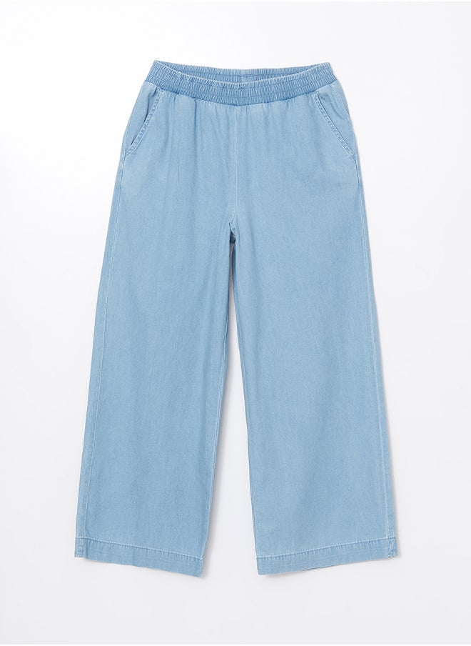 LC WAIKIKI Elastic Waist Wide Leg Women's Jeans  - Image 5