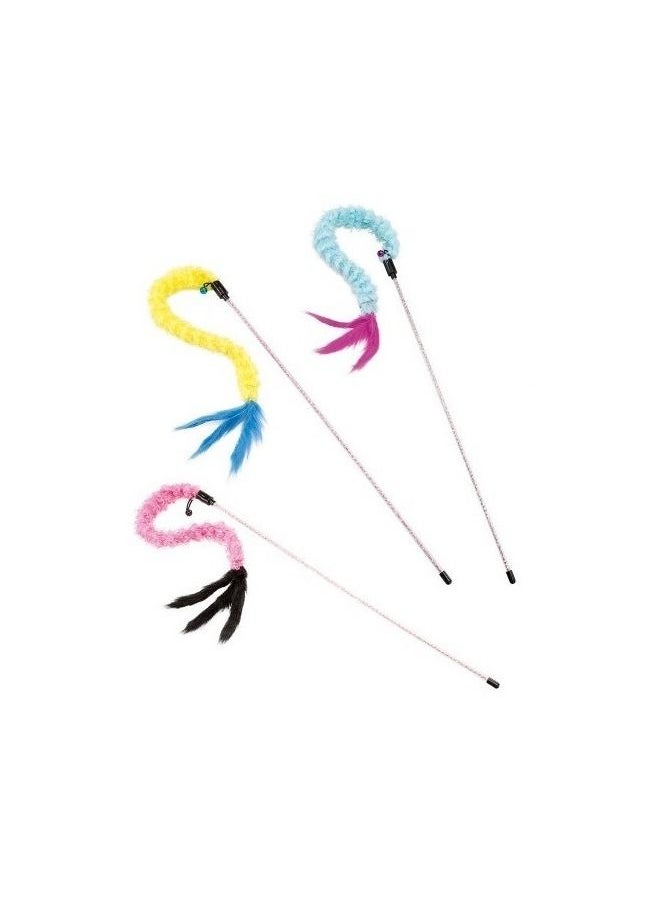 Ferplast Feather Whip Cat Toy Multicolor 90Cm 