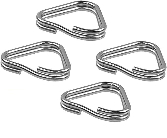 Foto&Tech 4 Pieces Lug Ring Camera Strap, Triangle Split Ring Hook, Compatible with Fujifilm Lecia Nikon Canon Sony Olympus Pentax Panasonic SLR RF Mirrorless Camera (Extra Thick) - Image 1