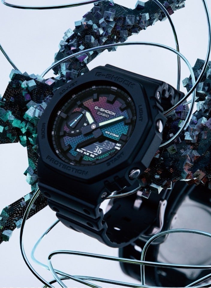 CASIO G-Shock Black Men's Watch Fashion Analog Digital Quartz Watch GA-2100 - Image 2