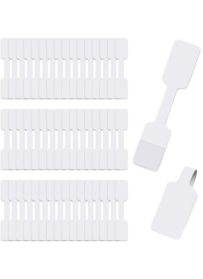 Tenalleys 200Pcs Blank Jewelry Price Tags Stickers Indentification Tags, Jewelry Price Tags Self Adhesive, Necklace Earring Price Identify Rectangle Label, Barbell Label For Jewelry Display Price Display  - Image 1