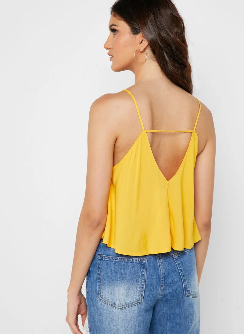 FOREVER 21 Strappy V-Neck Cami Top