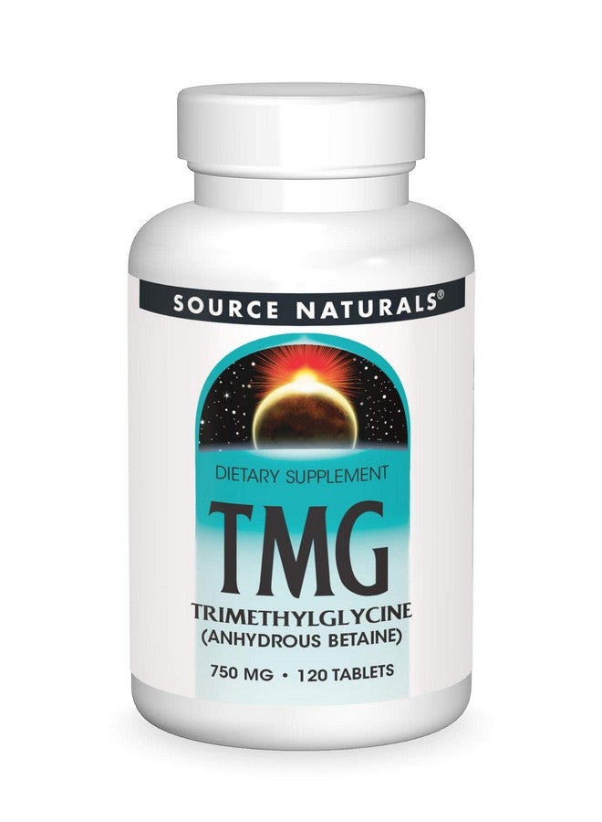Source Naturals Tmg 750Mg Trimethylglycine Anhydrous Betaine 120 Tablets - Image 2