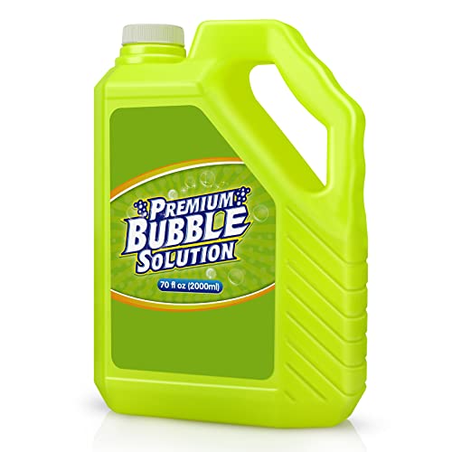 Aujazyble Bubble Solution Refill  70 OZ Premium Bubbles Refill for Bubble Machine Wand Gun Blower at Easter Valentine Bubbles Party Favors  Toy Bubbles for Kids Toddlers Boys Girls - Image 1