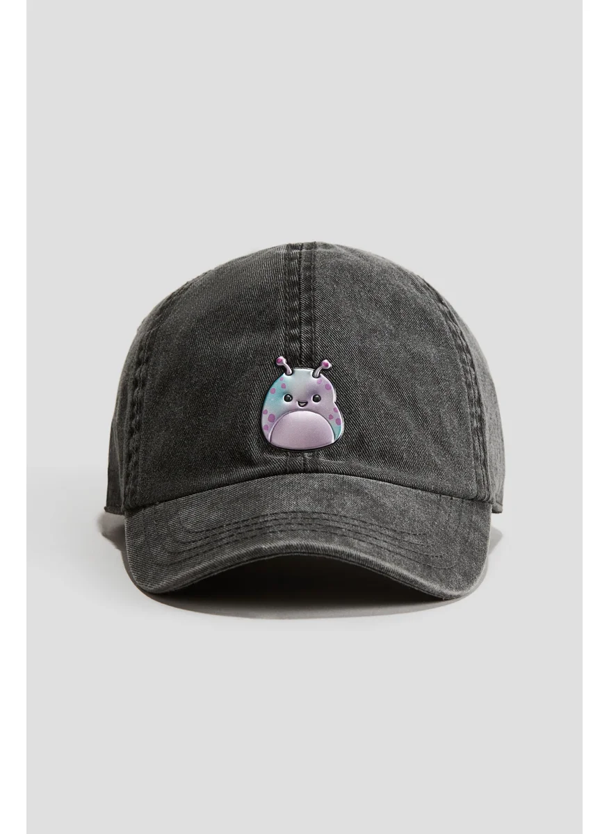 اتش اند ام Appliquéd Twill Cap
