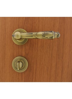 Nobel Pars Antique Yellow Badge Door Handle Room  - Image 4