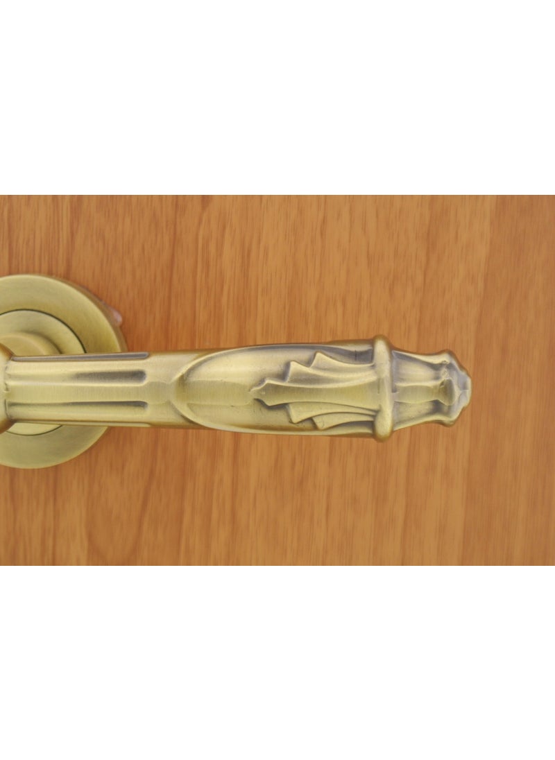 Nobel Pars Antique Yellow Badge Door Handle Room  - Image 3