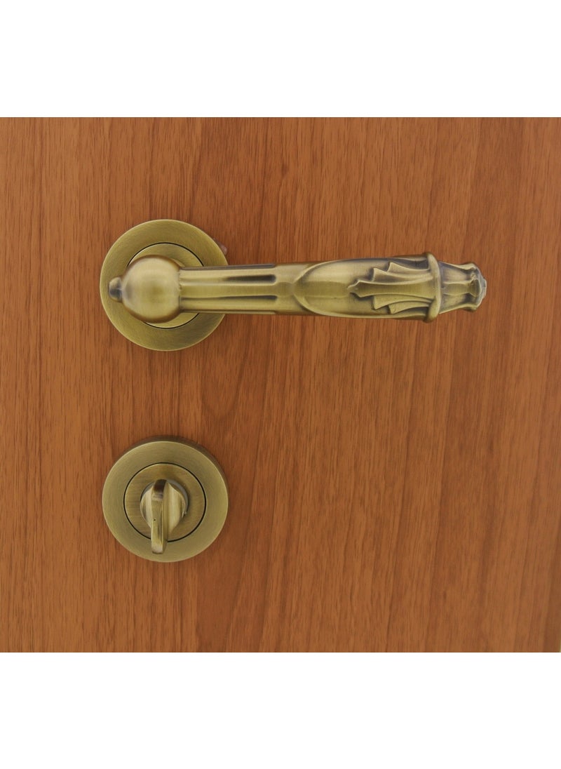 Nobel Pars Antique Yellow Badge Door Handle Room  - Image 1