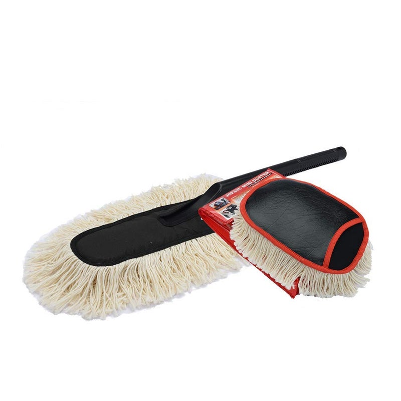 JOPASU Car & Mini Duster Combo – 100% Wax-Treated Cotton for Scratch-Free Cleaning | Regular Duster for Exterior & Mini Duster for Interior | Premium Microfiber, Reusable, Removes Dust & Debris - Image 5