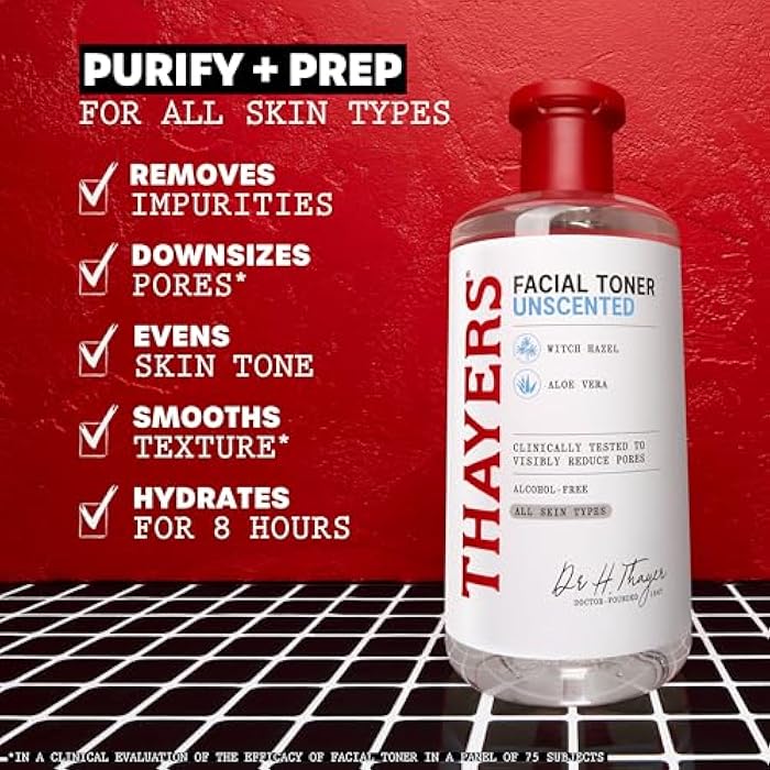 THAYERS Alcohol-Free, Hydrating, Unscented Witch Hazel Facial Toner with Aloe Vera Formula, Vegan, Dermatologist Tested and Recommended, 12 Oz (Packaging May Vary) - Image 3