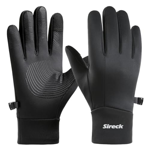 Sireck Water-Resistant Winter Gloves for Men, Touchscreen and Fleece Thermal Cold Weather Gloves, Snow Ski Gloves Winter Gear (L) - Image 1