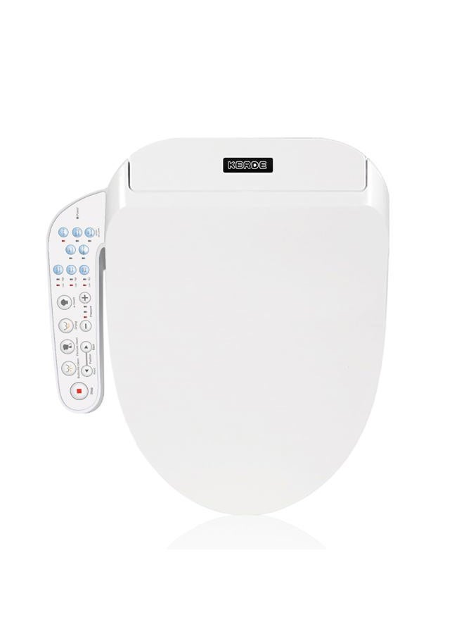 KERDE P30L Electric Bidet Toilet Seat,Bidets For Existing Toilets,Rlongated,One-click Intelligent Operation, Warm Water Cleaning,Slow Close,Seat Cushion Keep Constant Temperature In Winter - Image 1