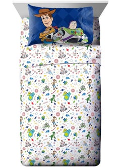 Jay Franco Jay Franco Disney Toy Story Buzz & Woody 5 Piece Full Bed Set  - Image 4