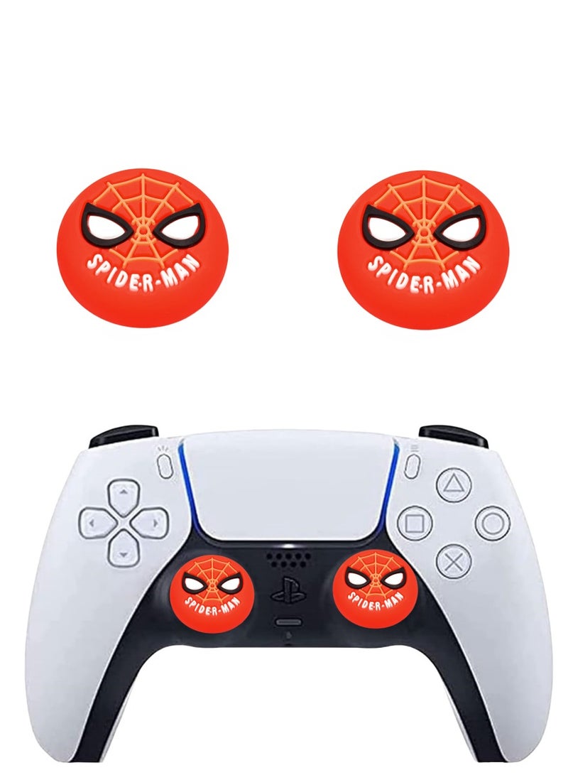 2-Piece Galaxy Thumb Grip Set For PS4/PS5 Controllers ﻿(orange)  - Image 1