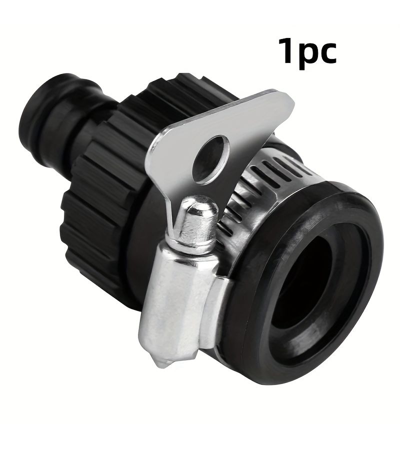 Black Plastic Multifunctional Faucet Adapter Thickened Quick Connectors for Garden Car Irrigation Hoses - Image 5