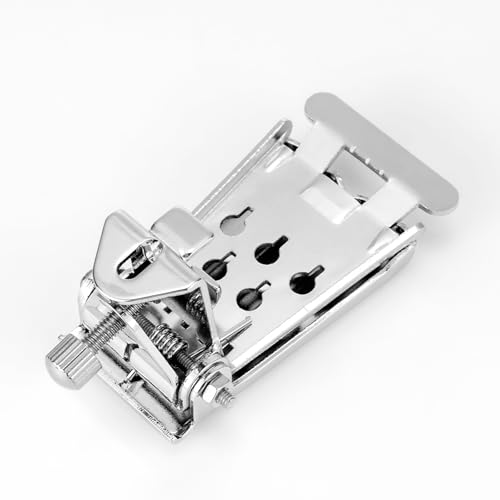 Swhmc Nickel Chrome Plated Bridge Tailpiece Clamshell Cover for 5 String Banjo - Image 5