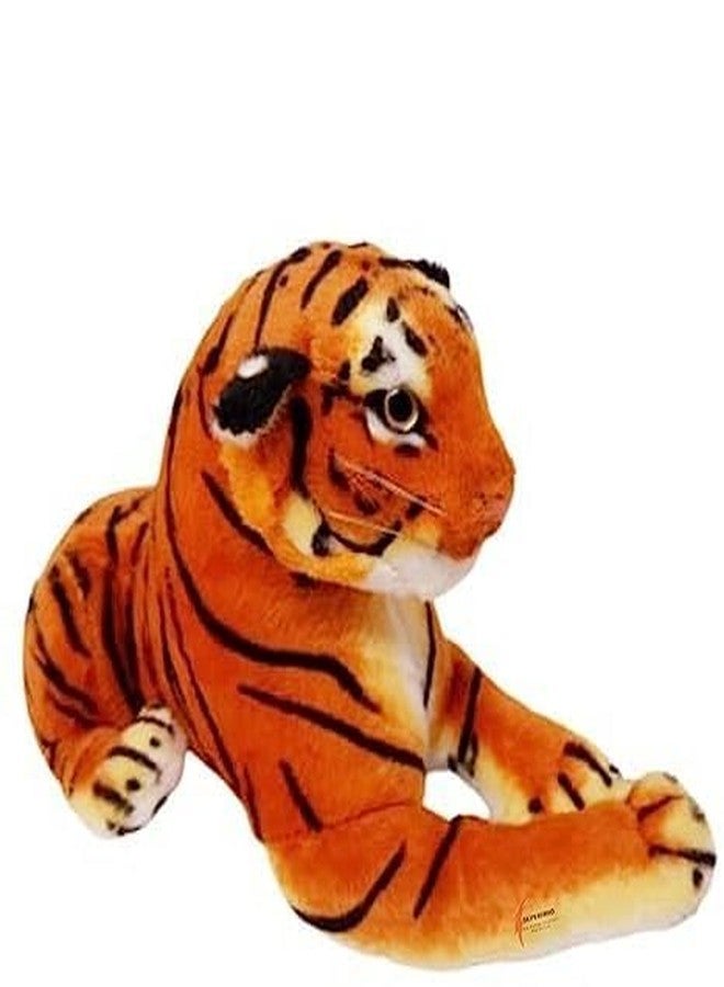 Bhudhar Small Stuffed Orange Soft Tiger for Kids, Plush Stuffed Soft gaint Tiger for Children, Decoration Toys, Birthday Gift | Orange (30 cm) - Image 4